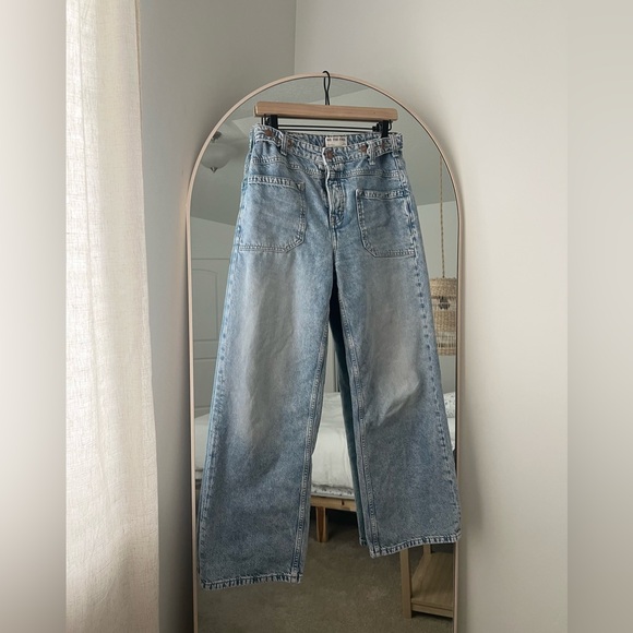 Free People We The Free Palmer Cuffed Jeans - Picture 6 of 8